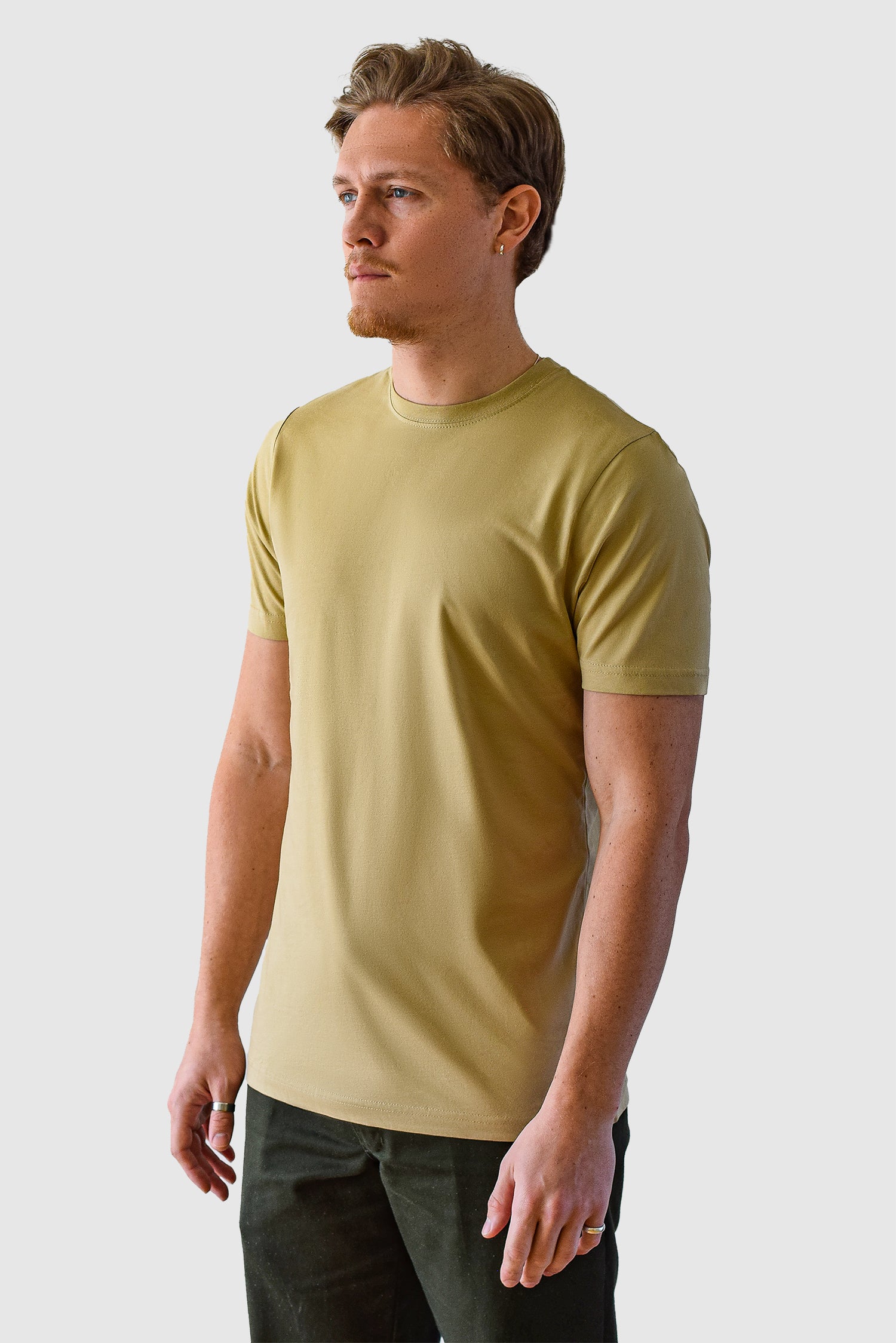 Ekologisk Basic T-shirt, Sand