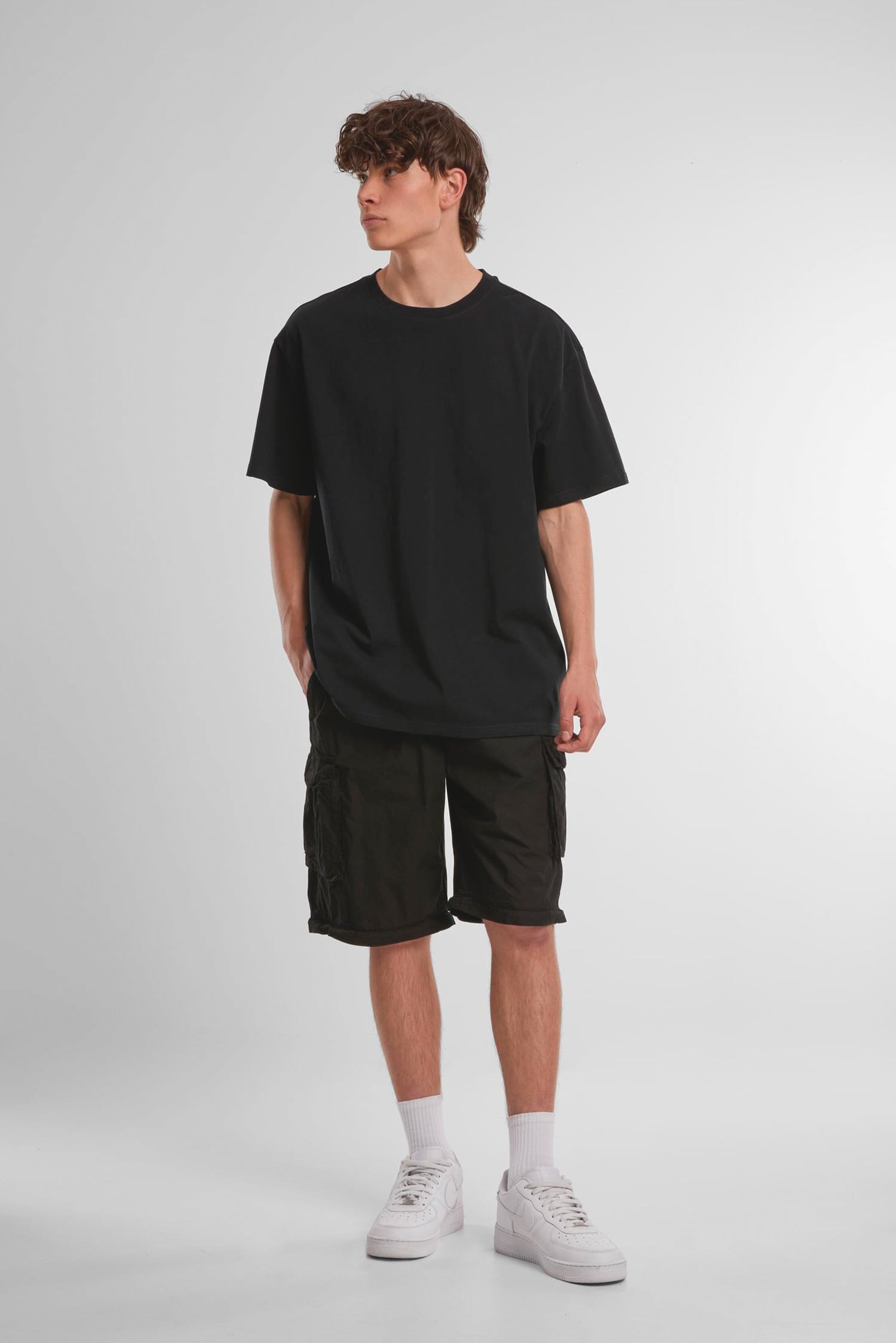 Box Fit T-shirt, Sort