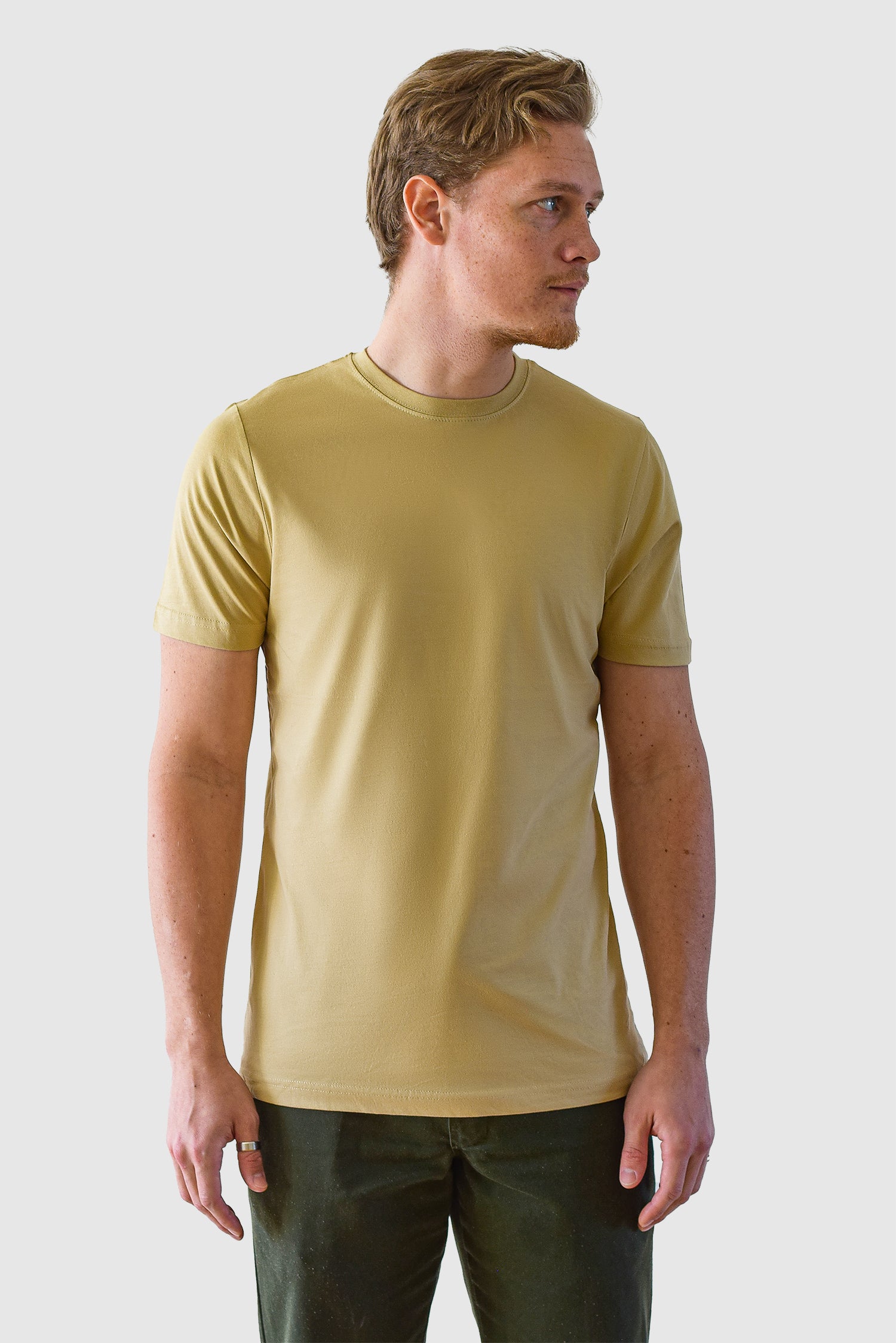 Organic Basic T-shirt, Sand