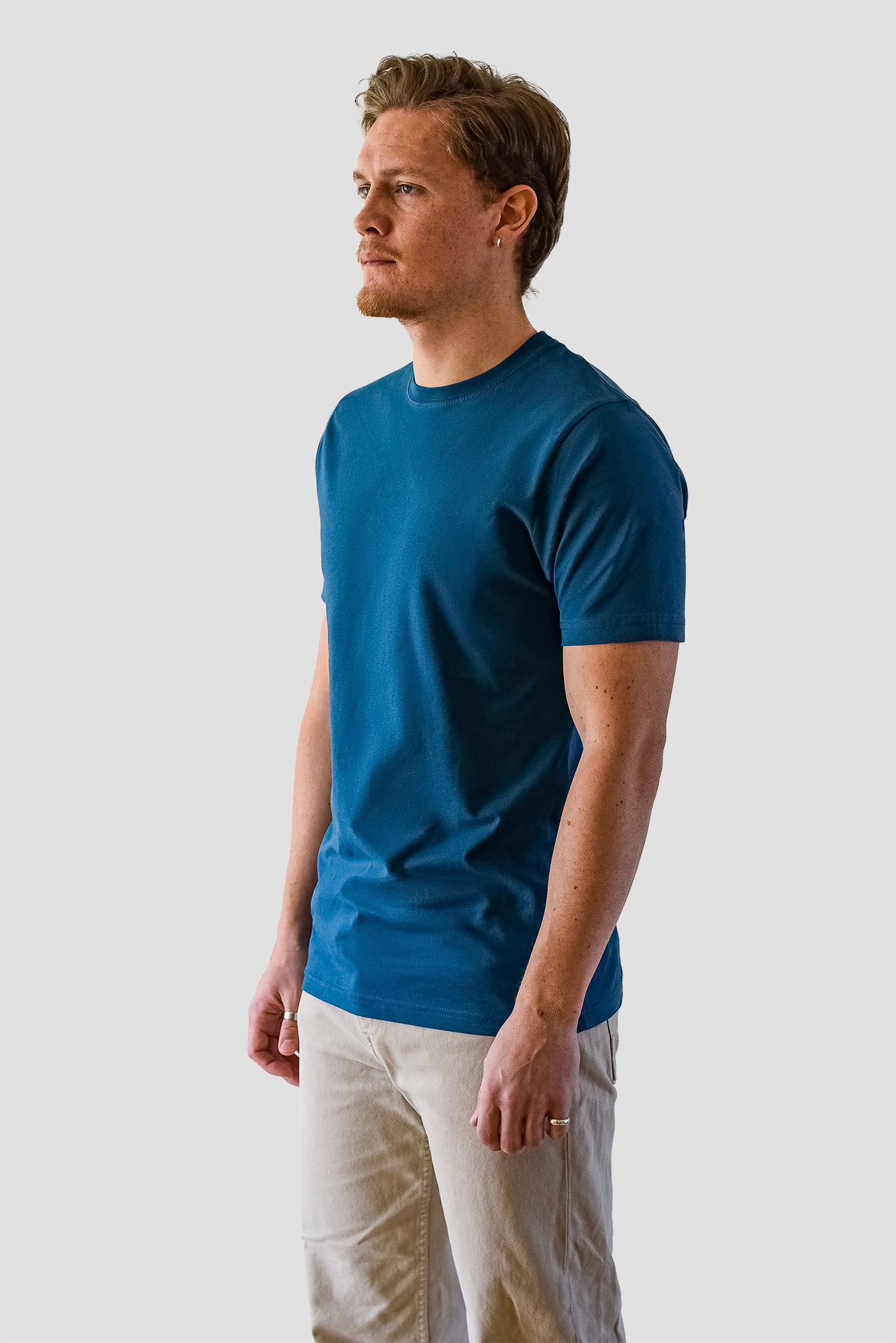 Organic Basic T-shirt, Mørkeblå