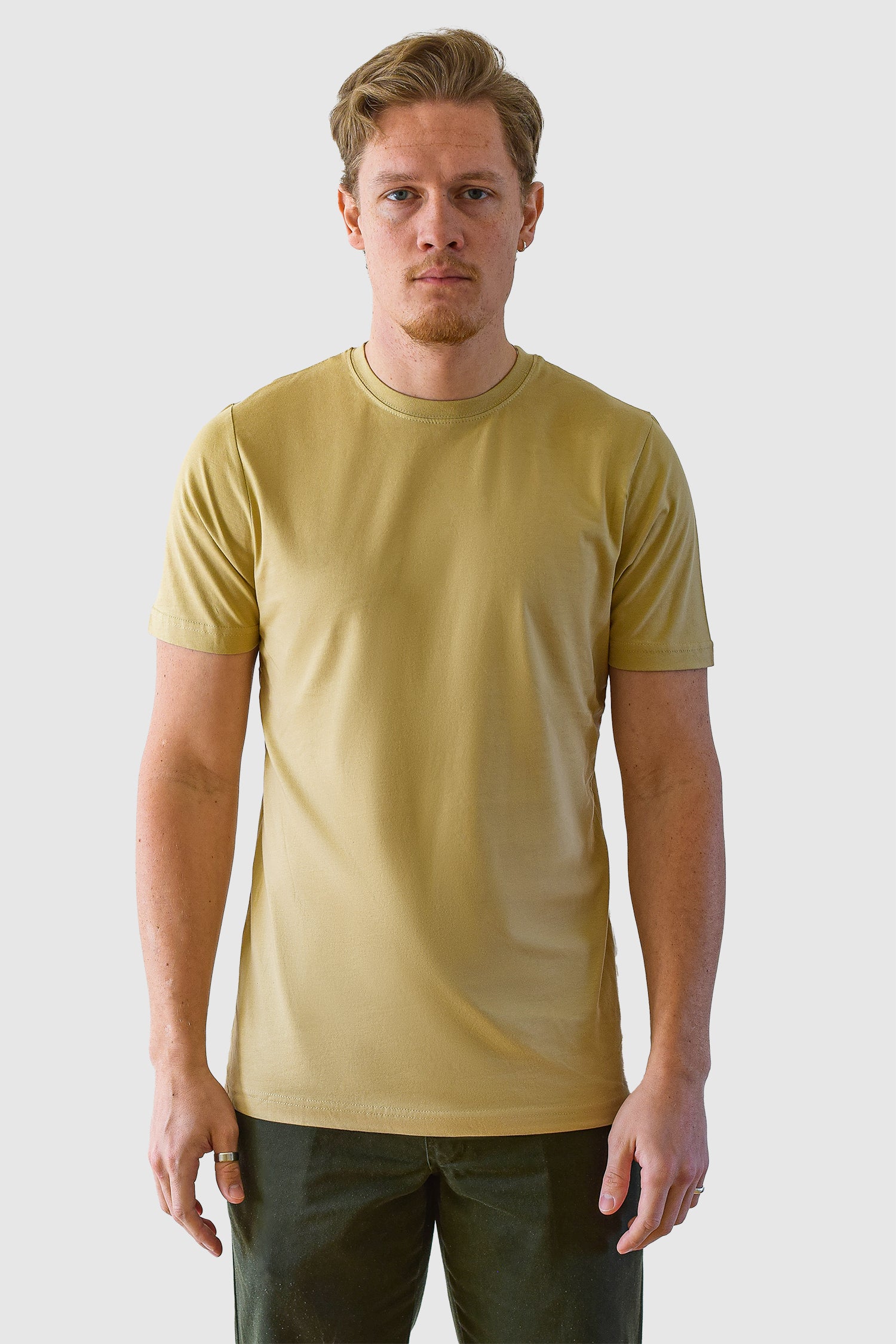 Ekologisk Basic T-shirt, Sand