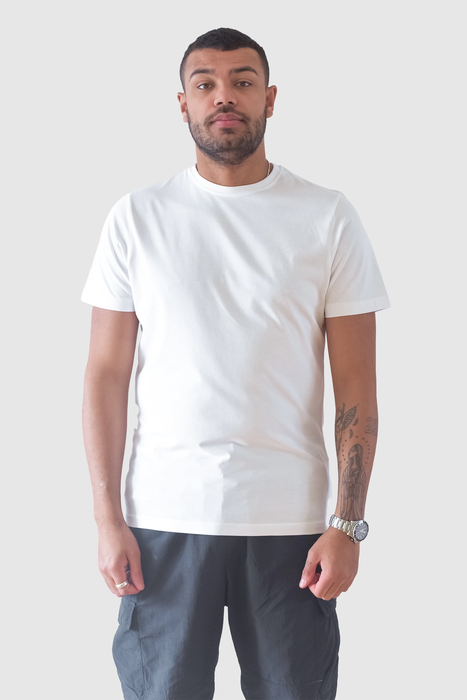 Ekologisk Basic T-shirt, vit